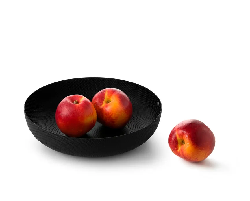 Schale "Texture" S schwarz detail