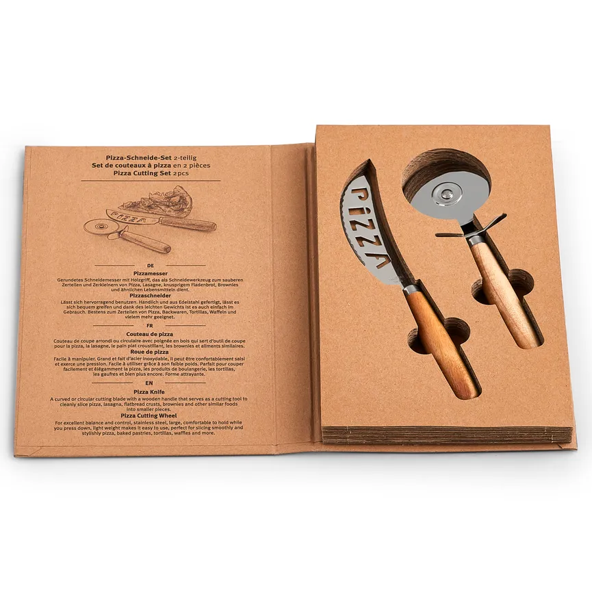 Pizza-Schneide-Set 2-tlg. detail
