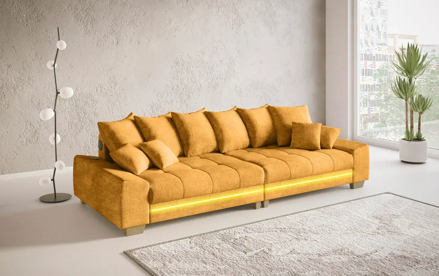 Bigsofa+LED+Soundsystem milieu