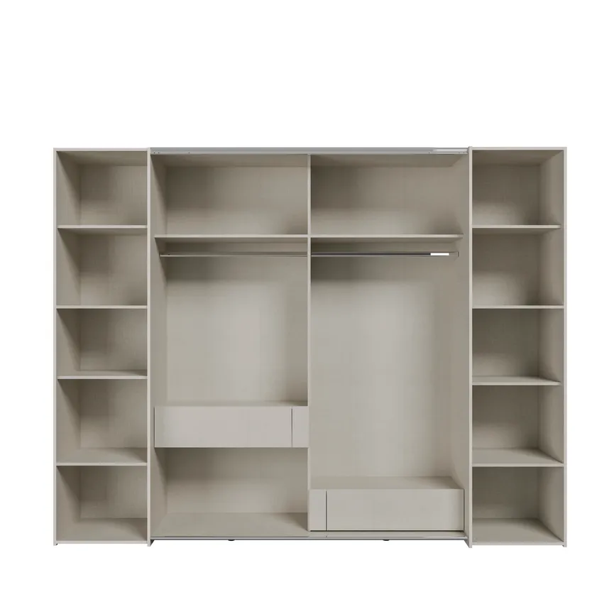 Schwebe-/Drehtürenschrank detail