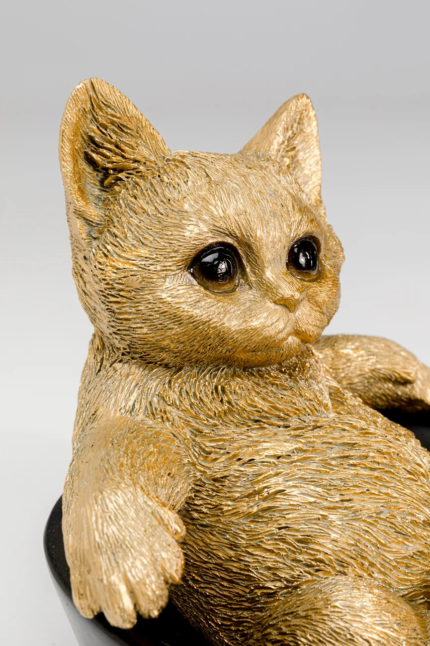 Schale "Bathing Cat" detail