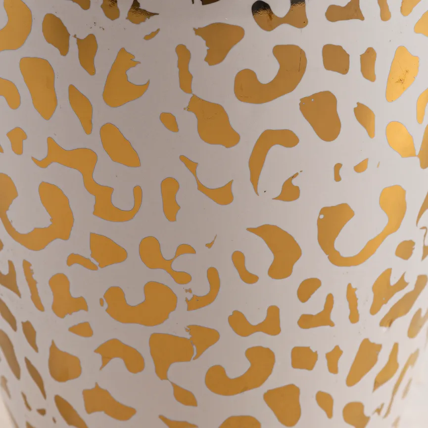 Vase gold weiß material_farbe