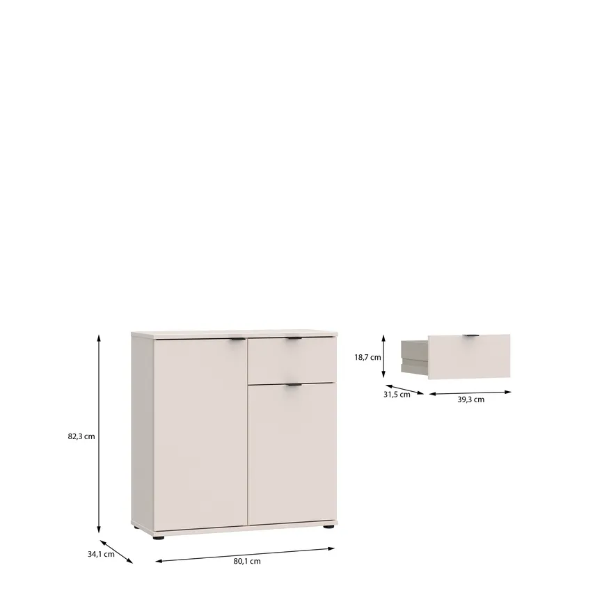 Kommode 2T/1S detail