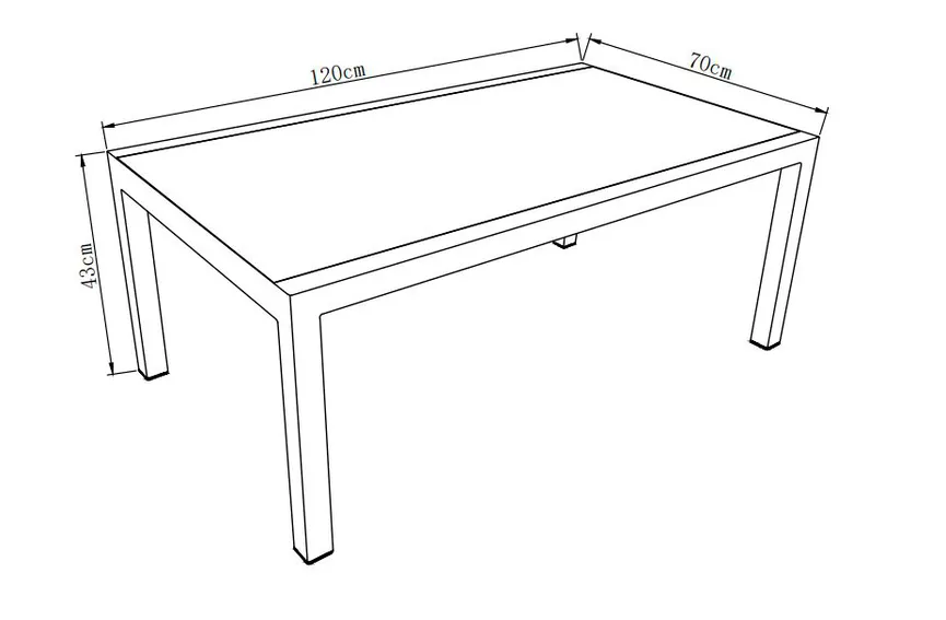 ** Couchtisch detail