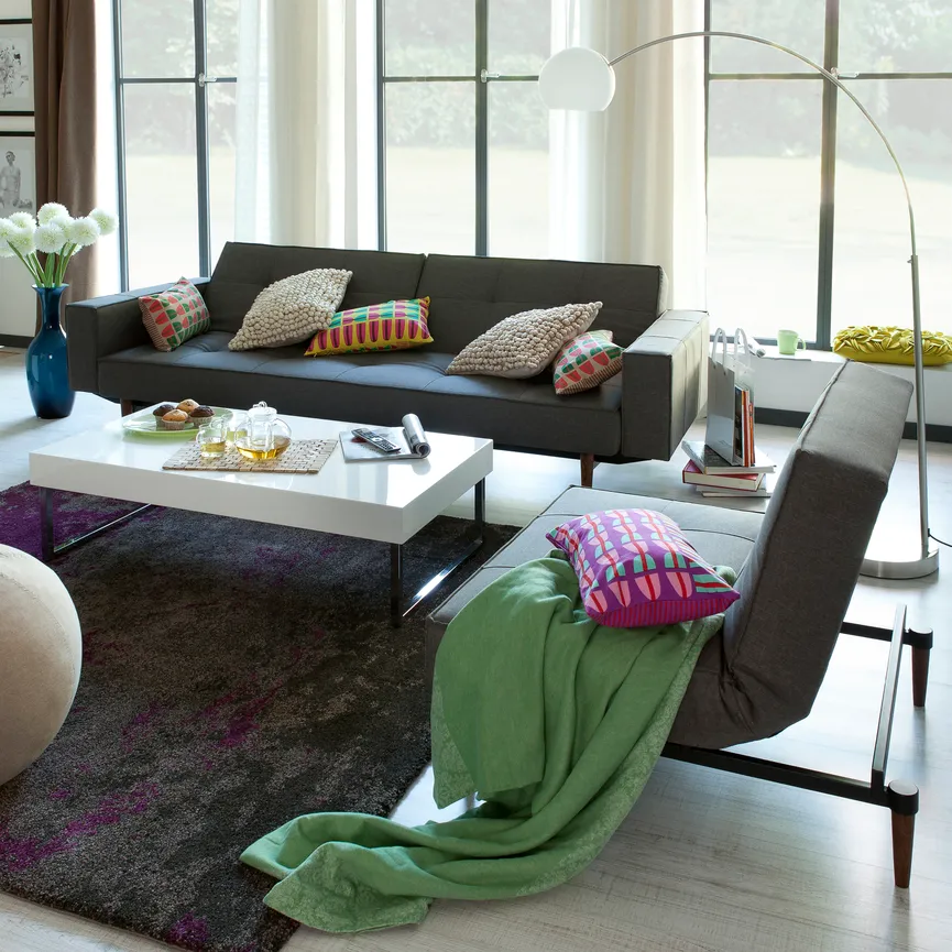 Sessel Styletto dunkel detail