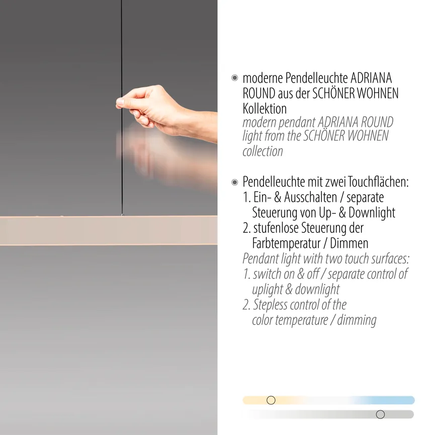 Pendelleuchte "ADRIANA ROUND" detail
