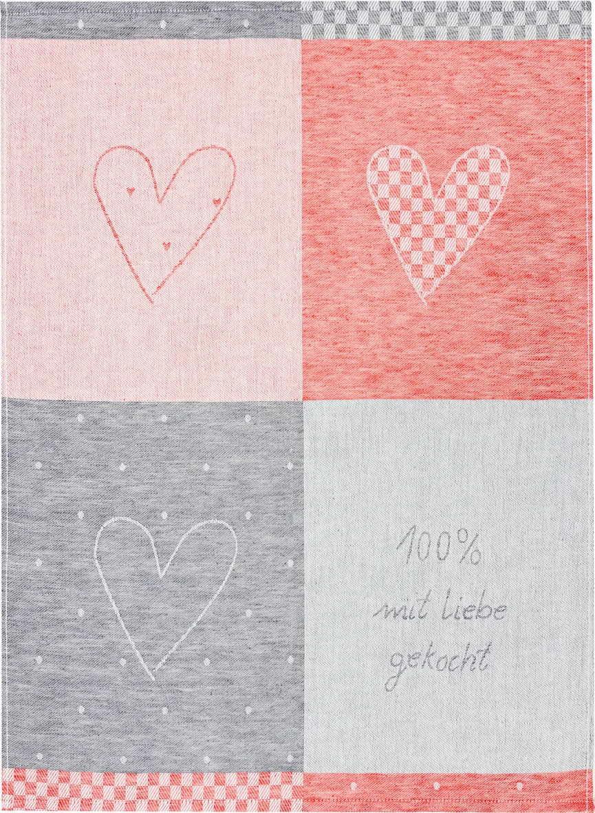 Geschirrtuch "100% Liebe" hauptaufnahme