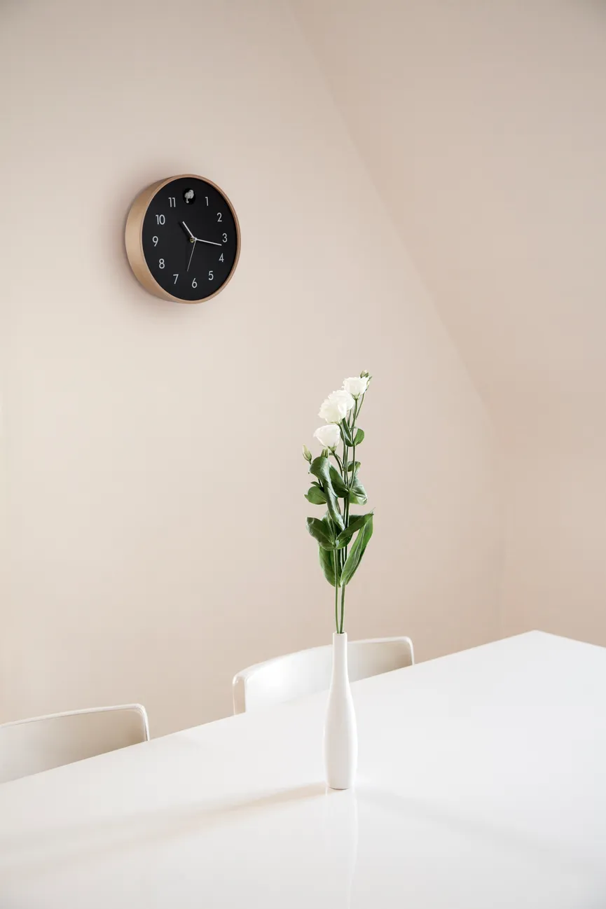 Quarz-Wanduhr "Clocky" milieu