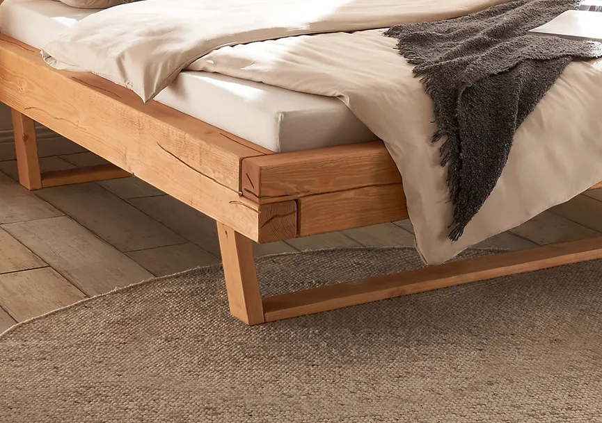 Massivholzbett LF: 140x200 cm detail