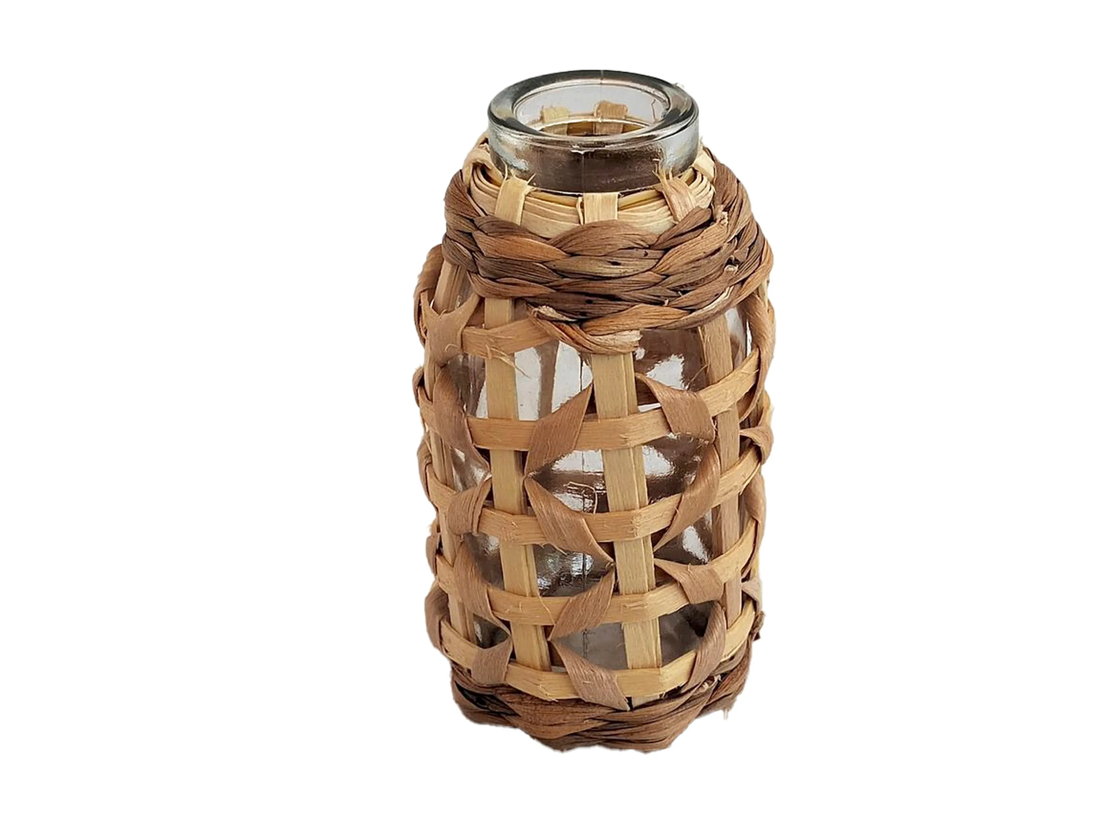 Vase Holzspan-Korb 10,5 cm
