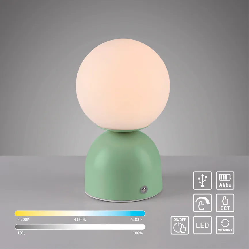 Akku-Tischleuchte "RUDI" detail