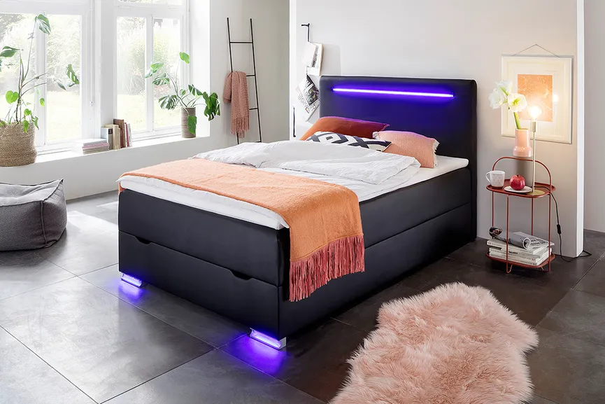 Boxspringbett 140x200 cm milieu