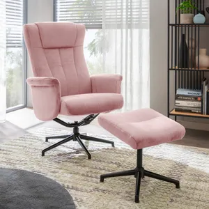 Sessel mit Hocker