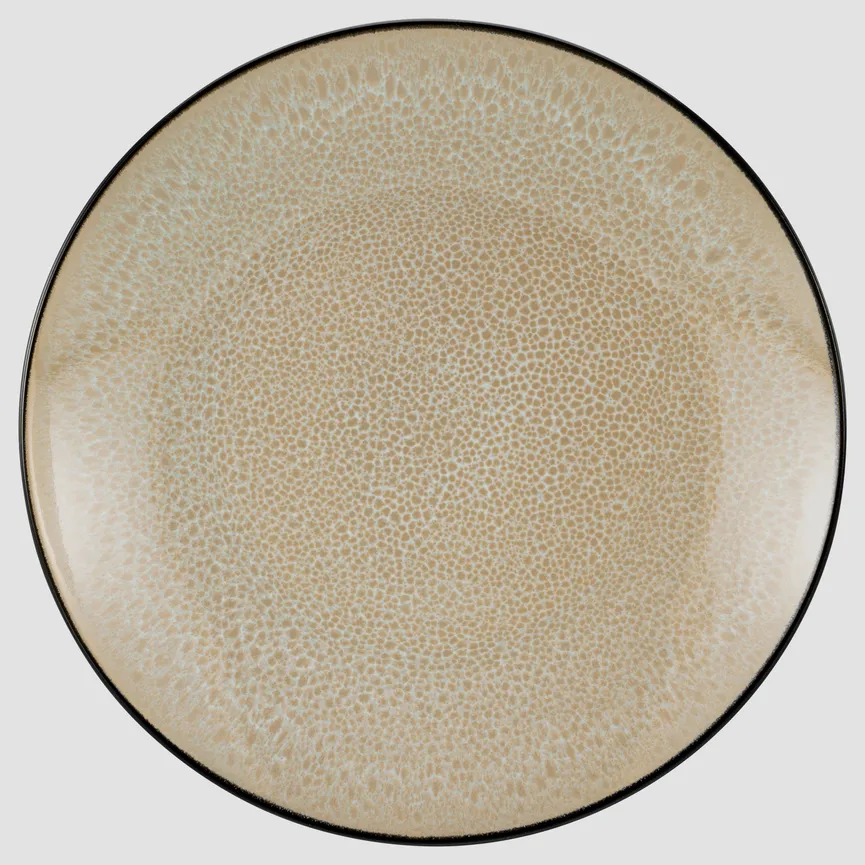 Speiseteller "Malmö" beige detail