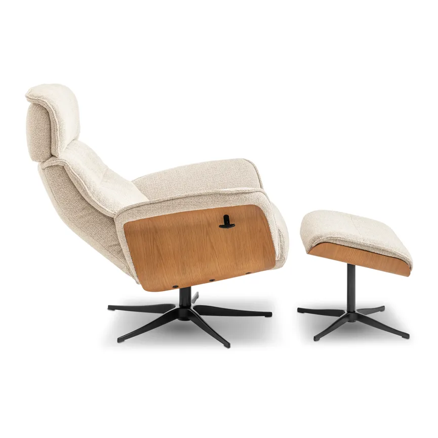 Relaxsessel mit Hocker detail