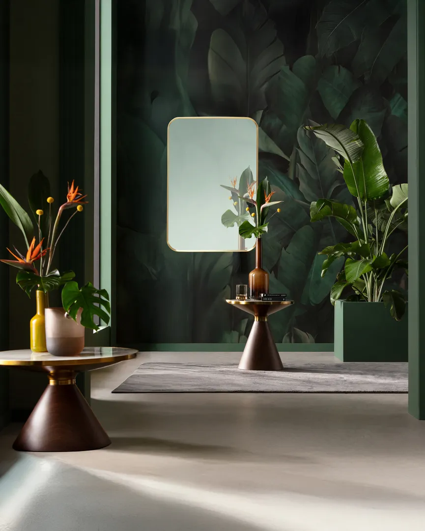 Wandspiegel "Simply Brass" milieu