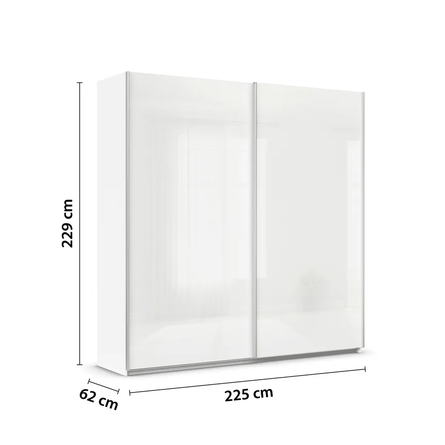 Schwebetürenschrank 2-trg. detail