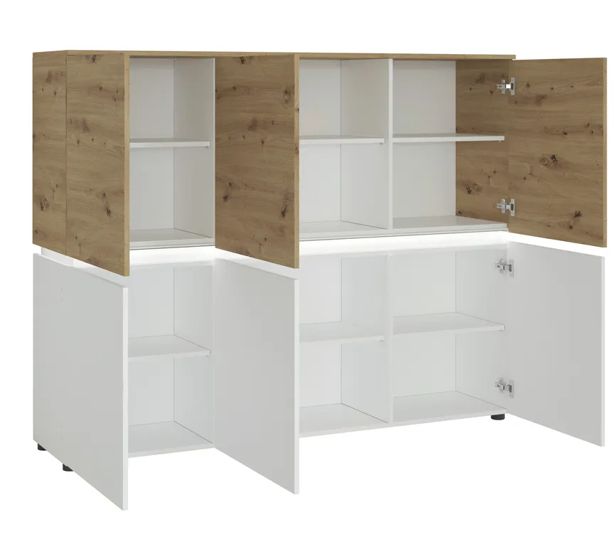Highboard 6-trg., detail