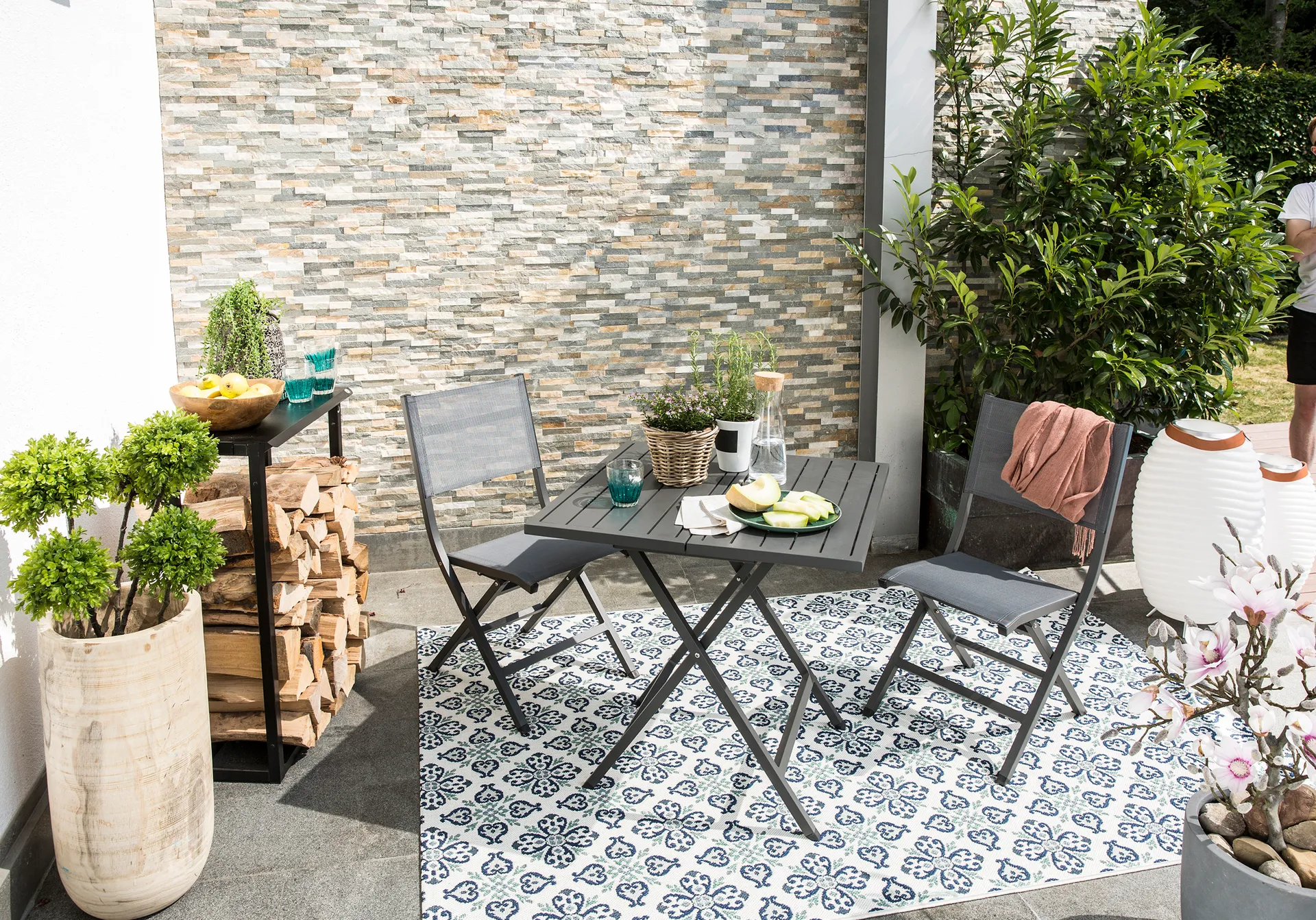 Balkontisch klappbar aus Aluminium