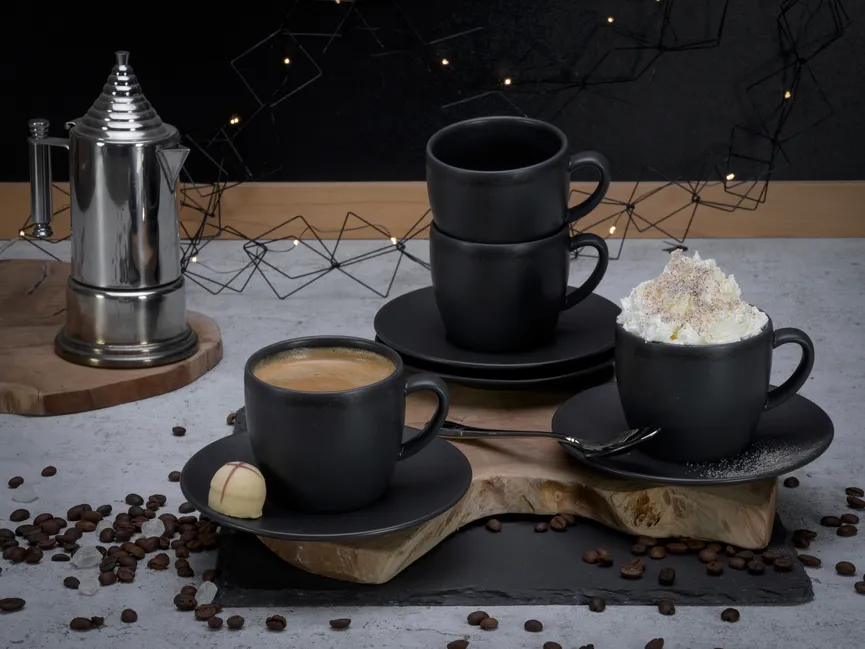 Cappuccinoobertasse milieu