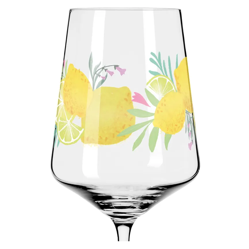 Limoncelloglas "Sommertau" detail