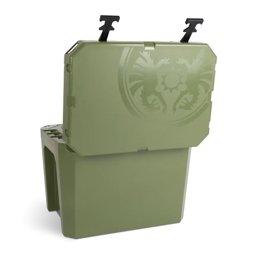 Kühlbox 25l oliv detail