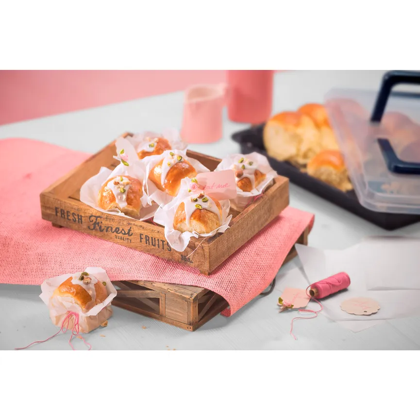 Brat/Backform m.Kst.Haube milieu