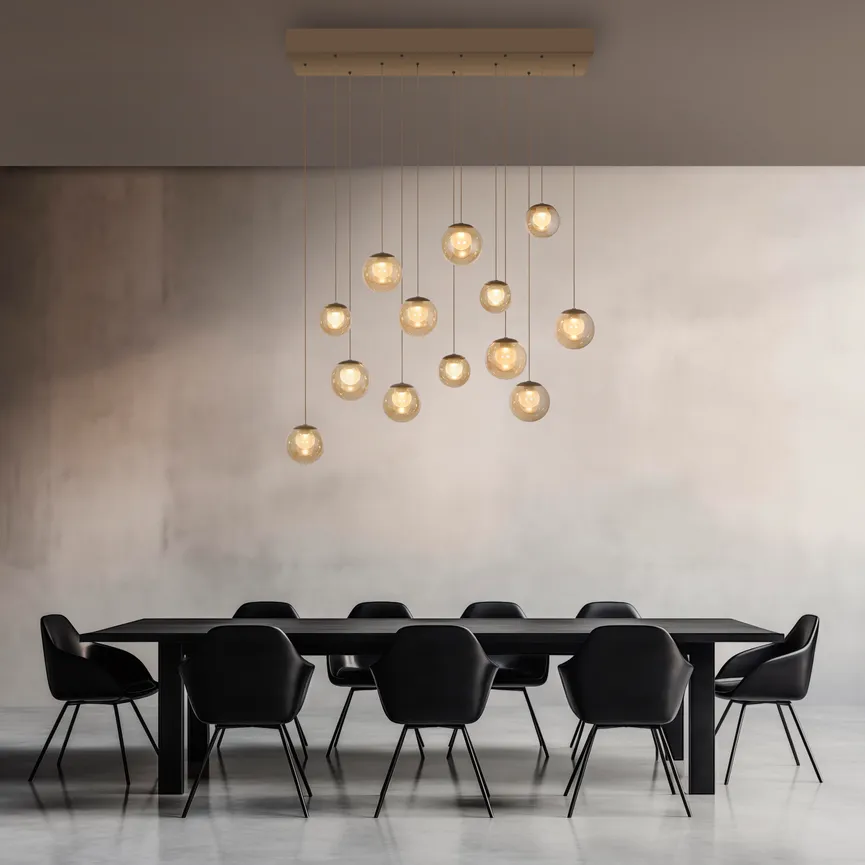 LED-Pendelleuchte "PURE Popup" milieu