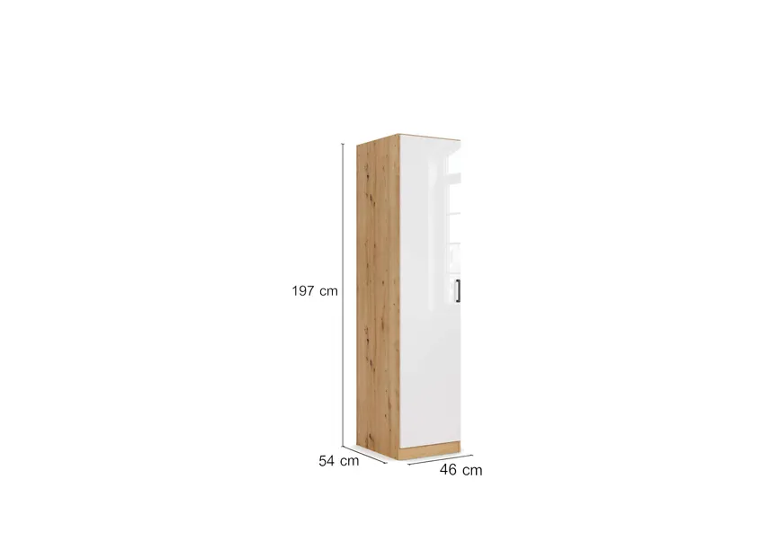 Schrank 1T/H197/Hochglanz detail