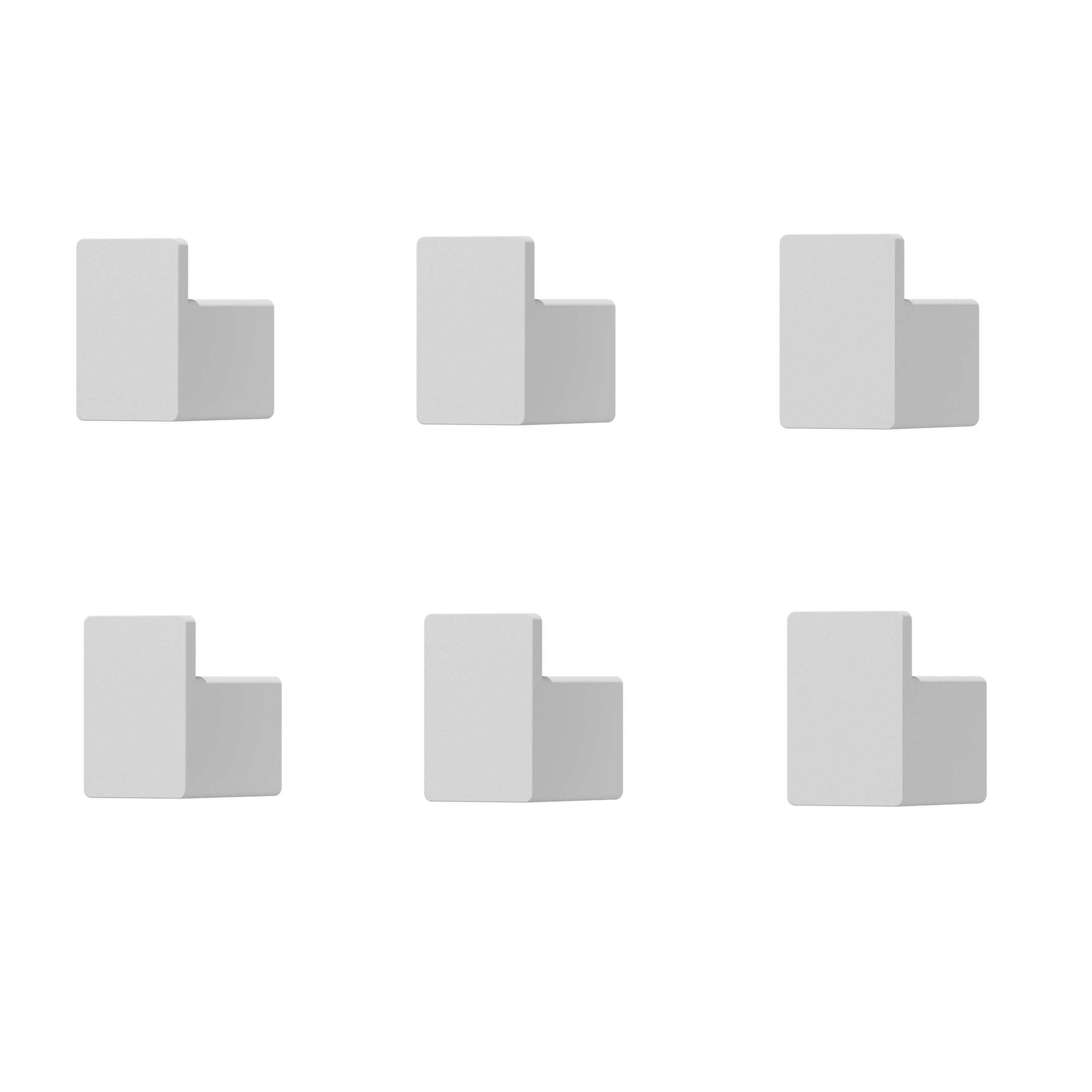 Kleiderhaken 6er-Set