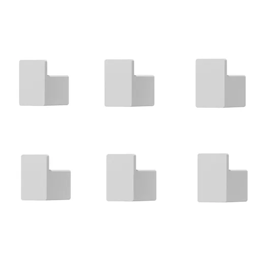 Kleiderhaken 6er-Set