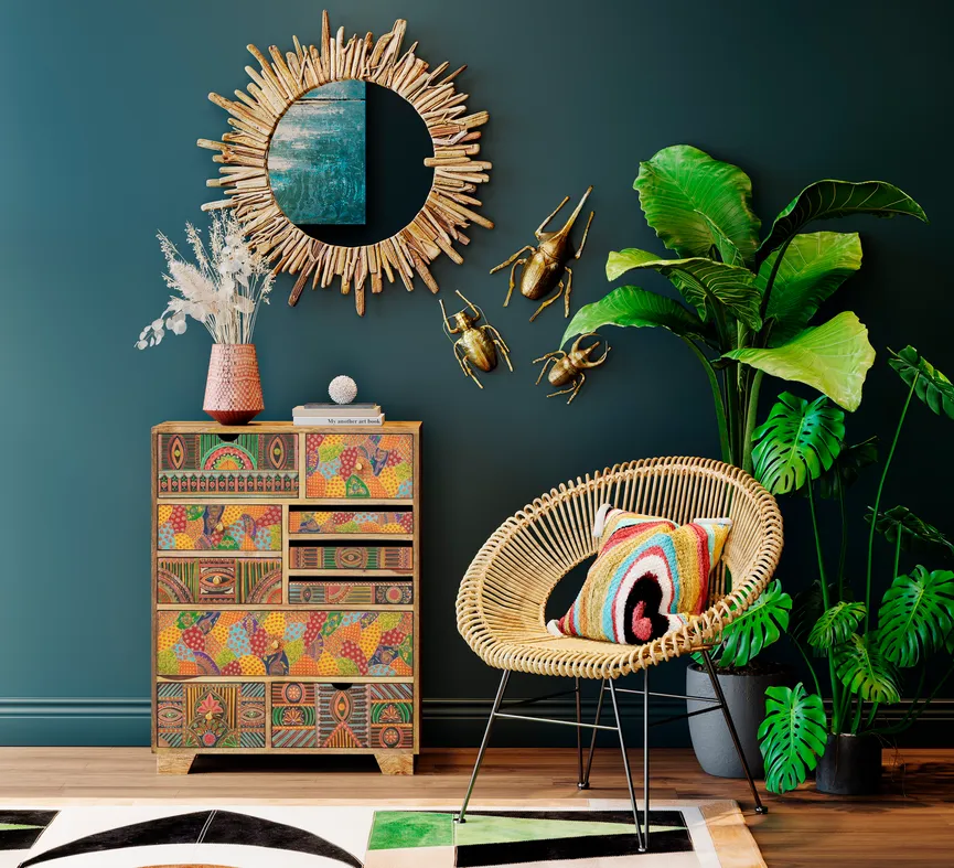 Kissen "Waves Multi" milieu