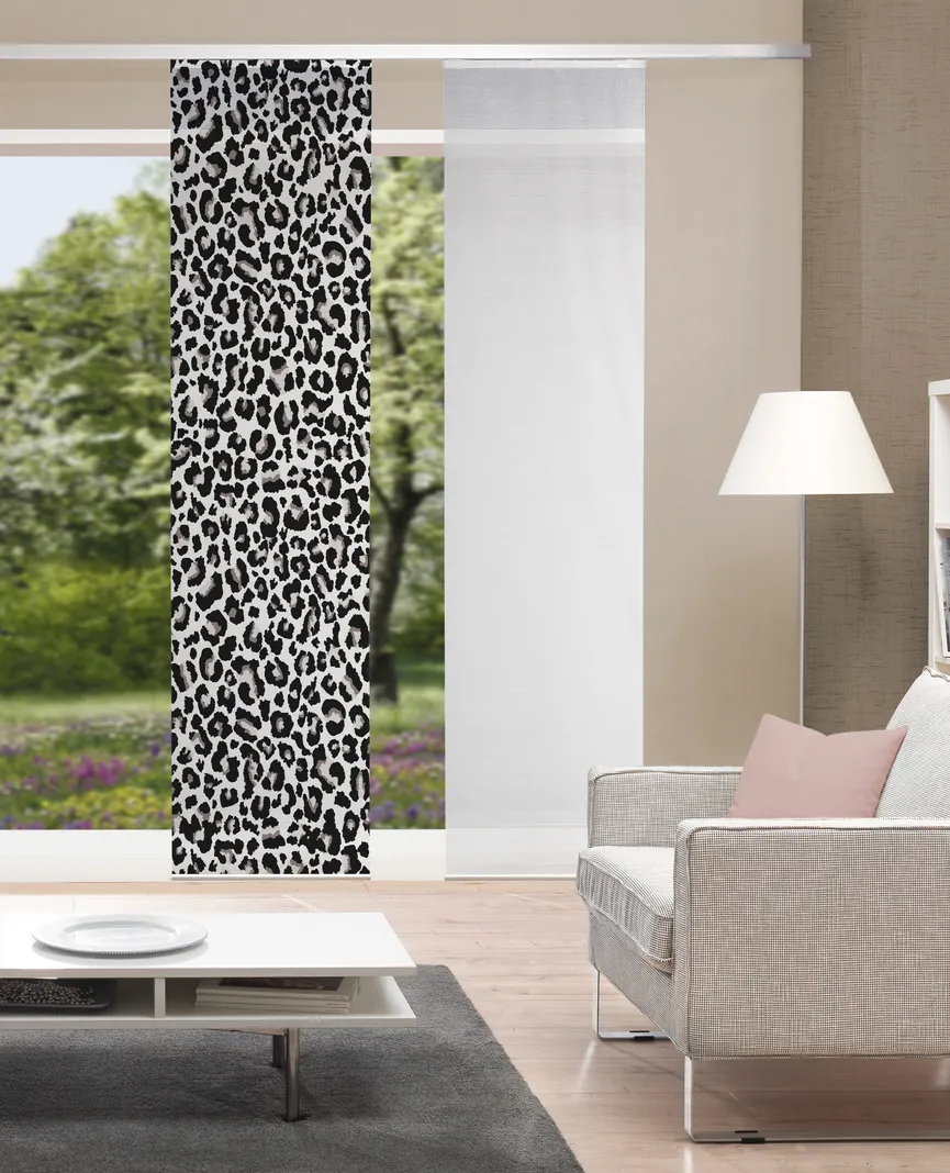 Schiebevorhang Leopard milieu