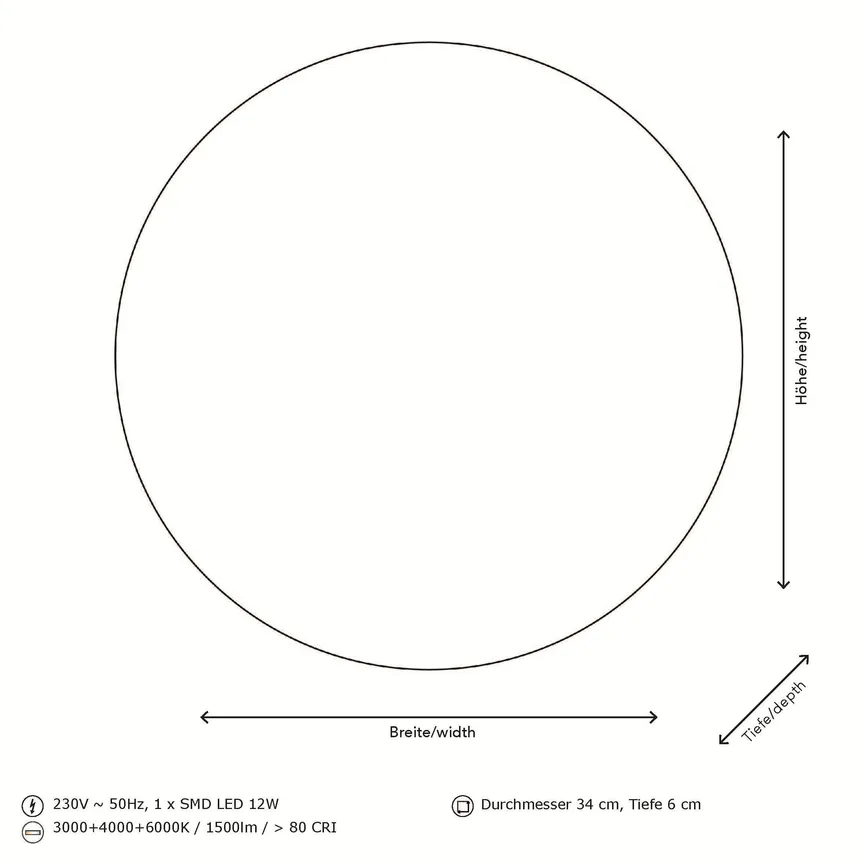 LED-Wandleuchte "Havana" detail