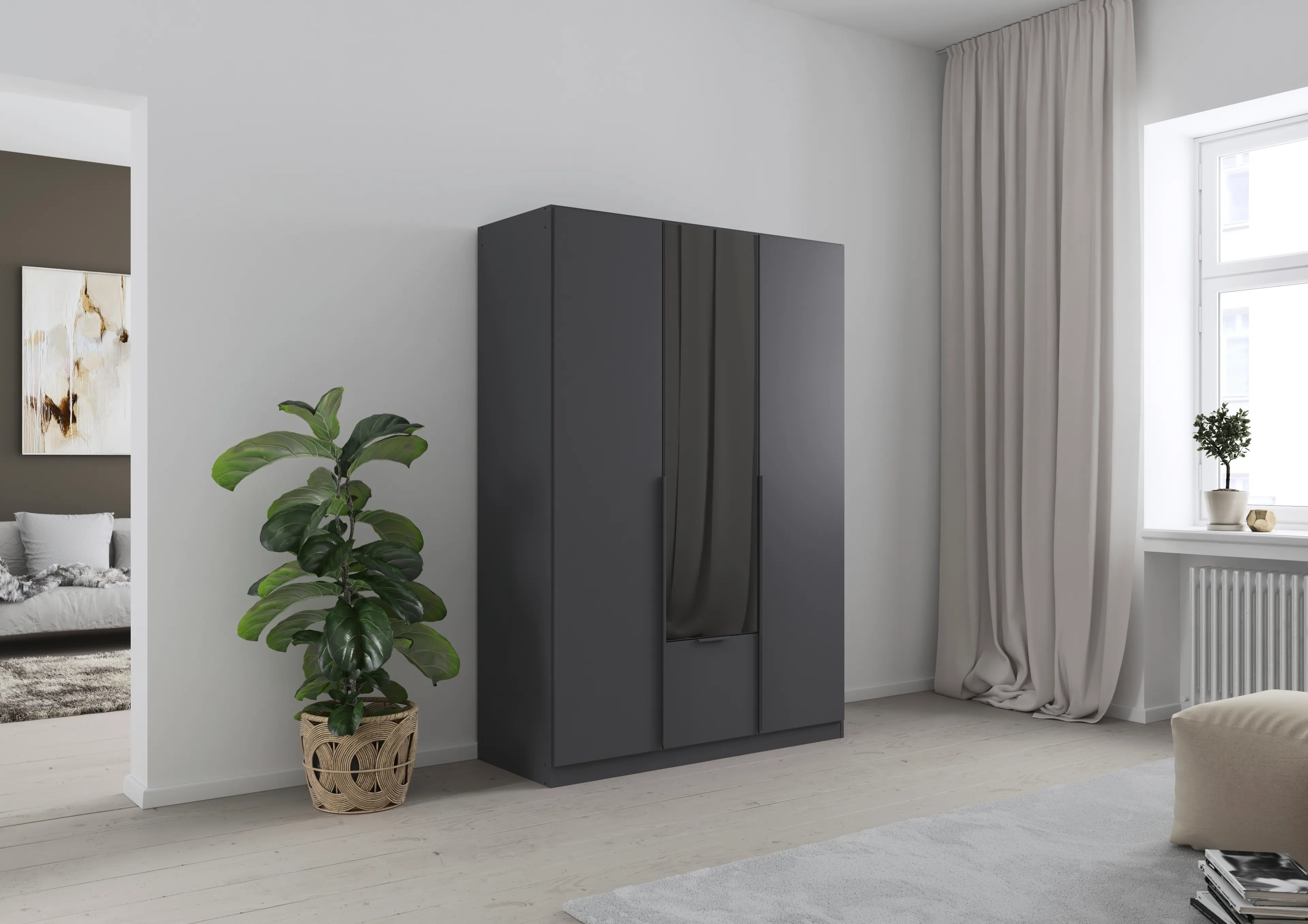 Kleiderschrank Anni 136 x 197 cm