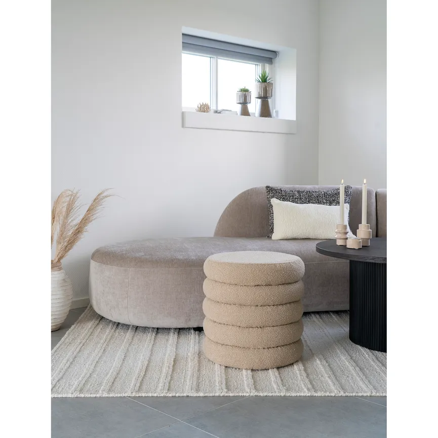 Hocker Brooklyn Pouf milieu