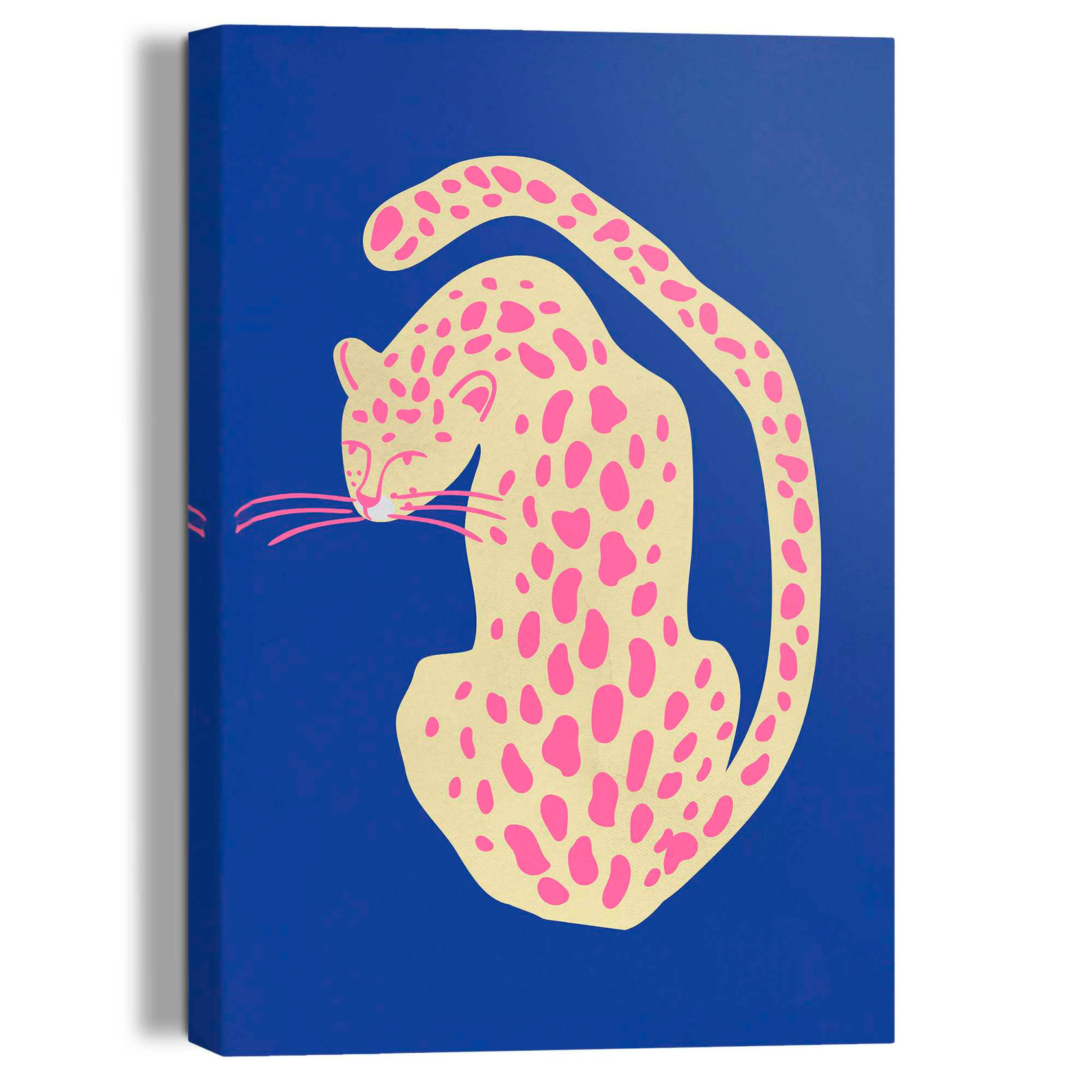 Wandbild 20 x 30 cm Blue Pink Cat