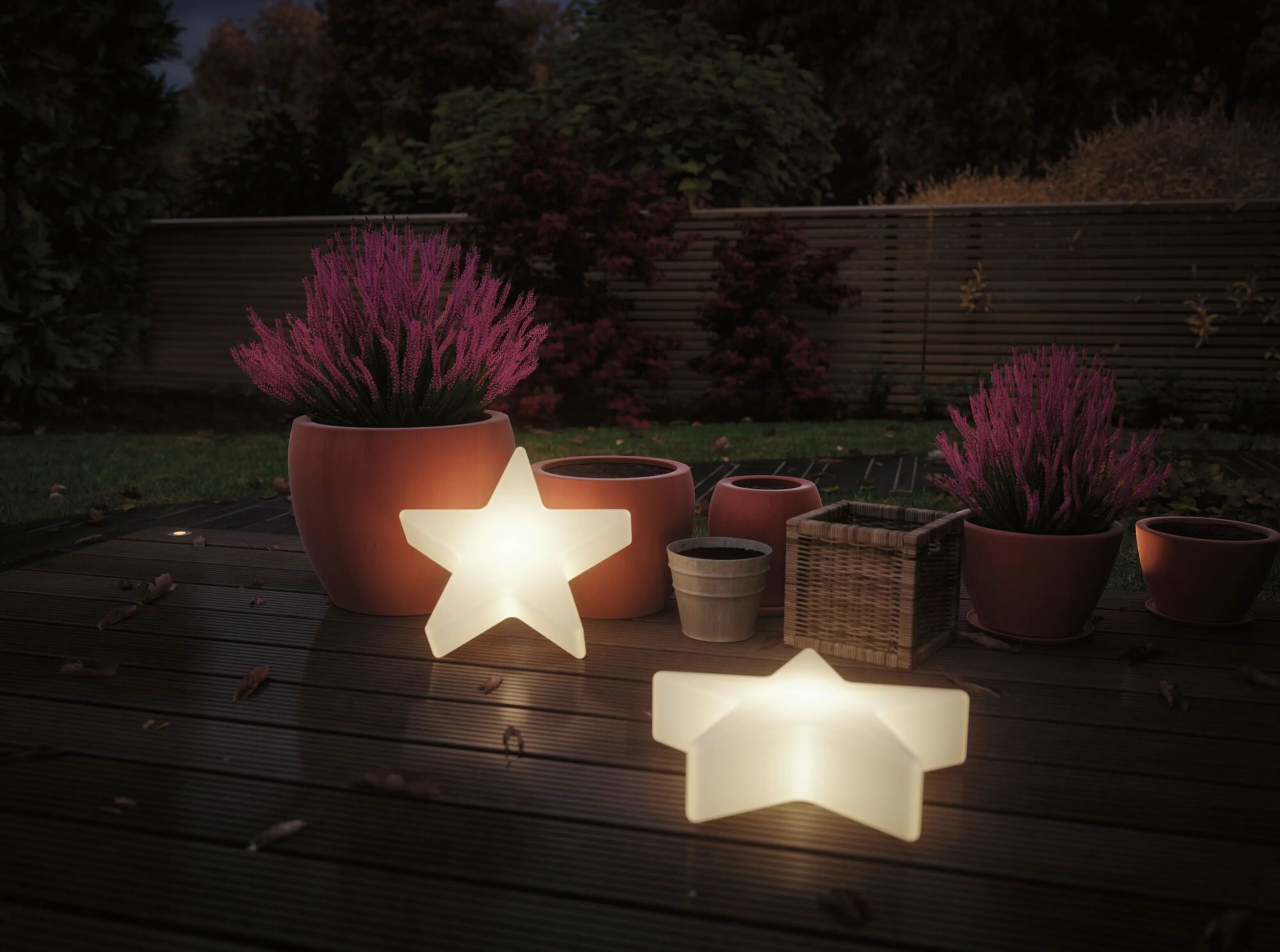LED-Außenbodenleuchte Plug&Shine