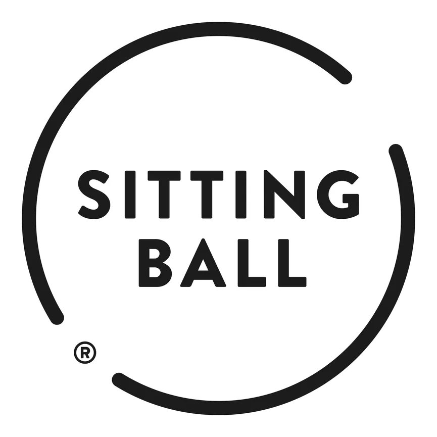 Sitzball mittelgrau detail