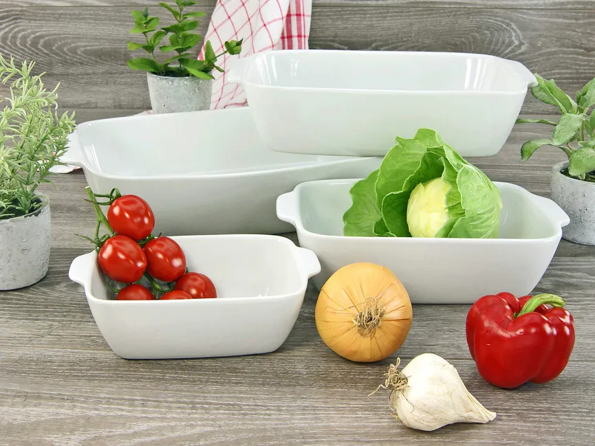 Auflaufform "Big" S weiß milieu