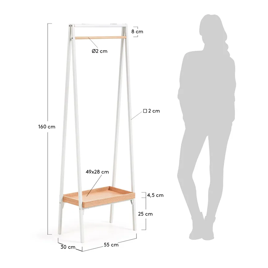 Garderobenständer detail