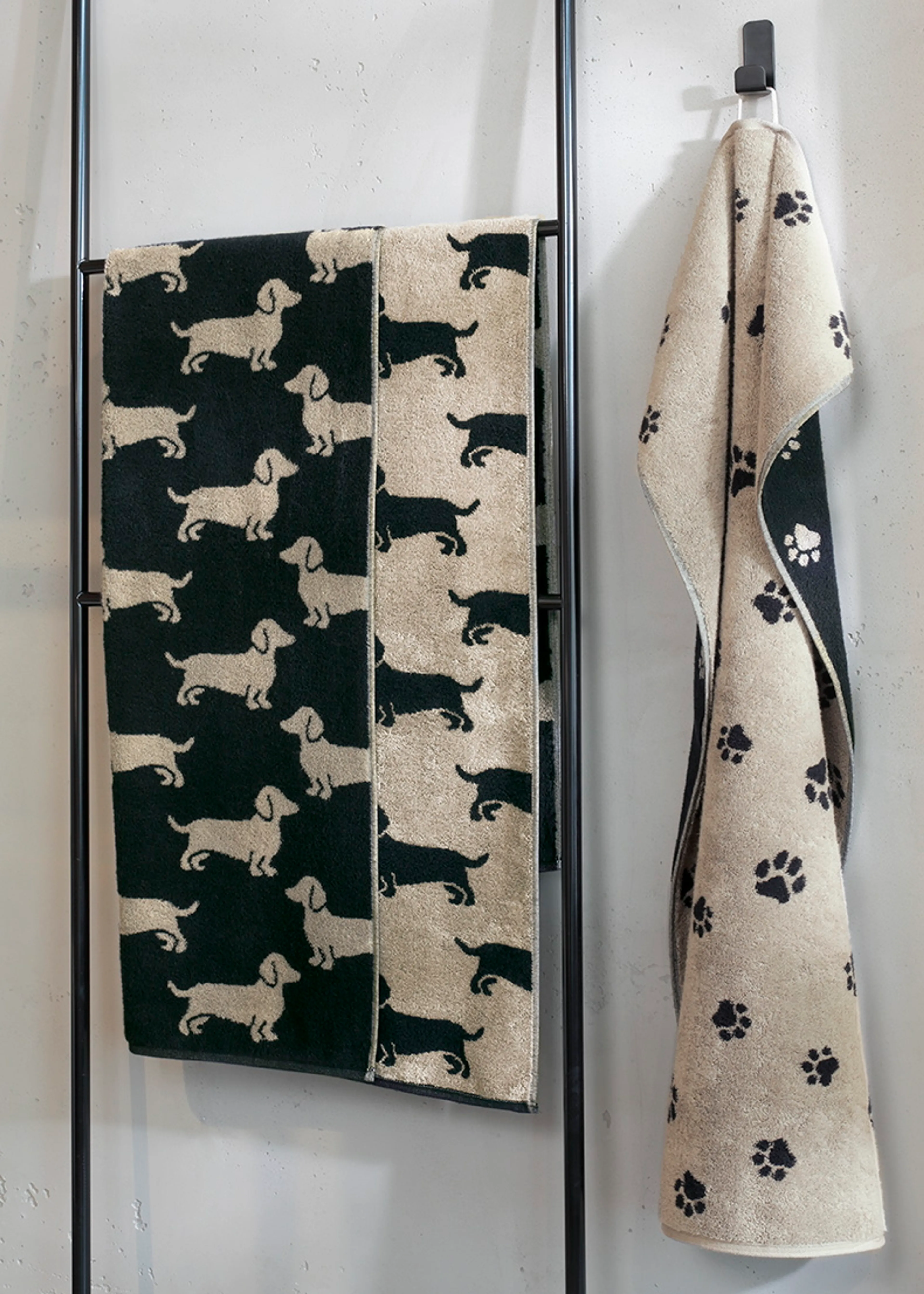 Duschtuch Paws 80 x 150 cm