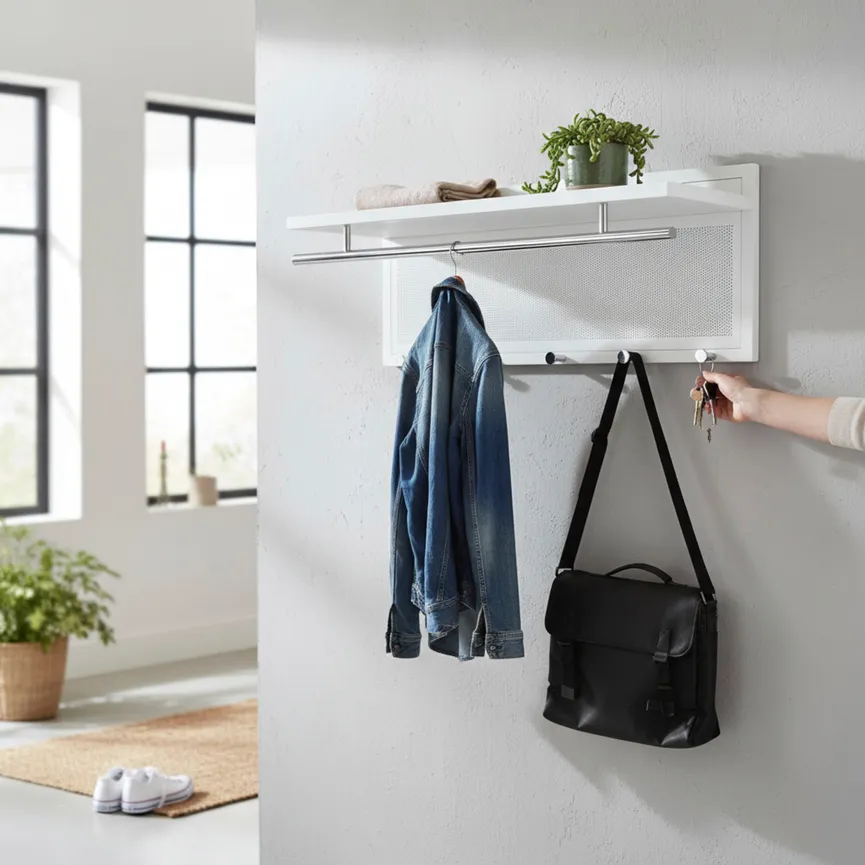 Wandgarderobe milieu