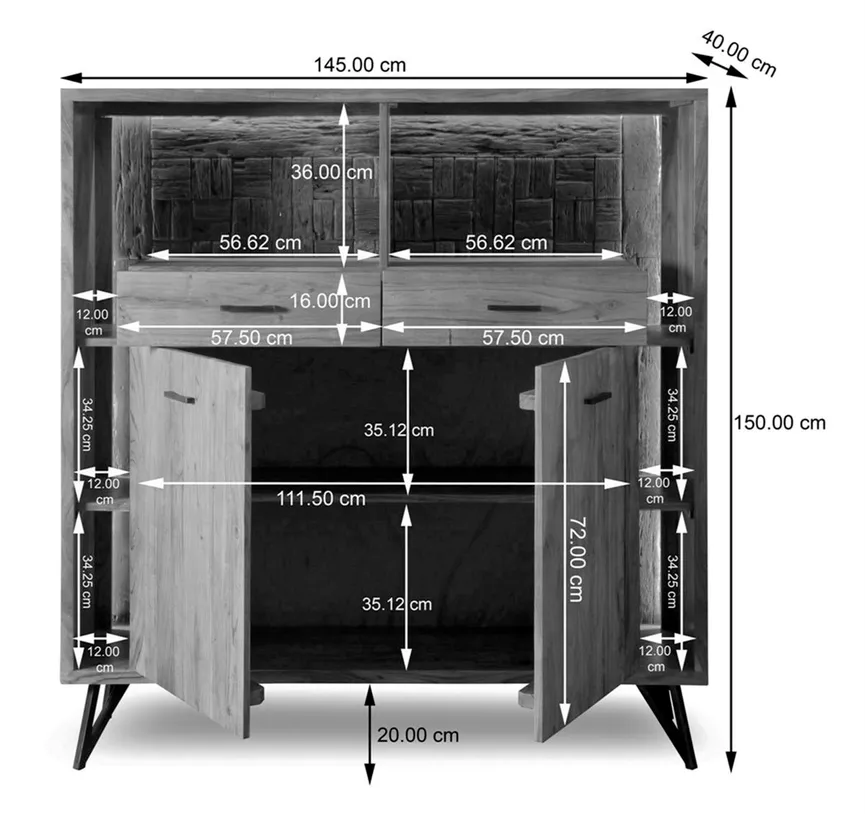 Highboard detail