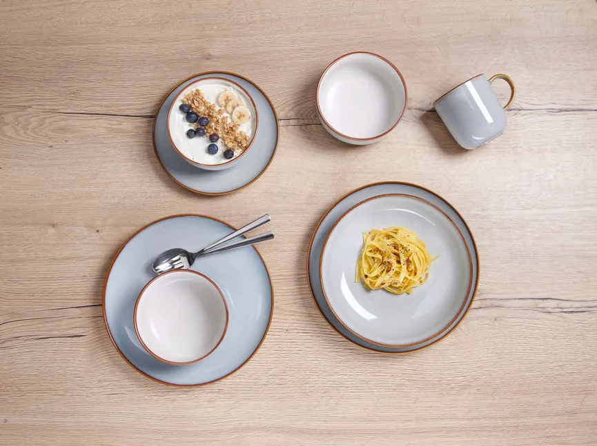 Schale "Portofino" 600 ml grau milieu