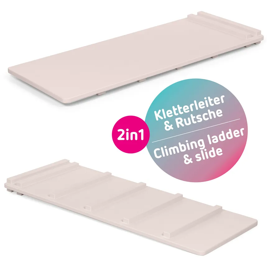 Kletterleiter und Rutsche hauptaufnahme