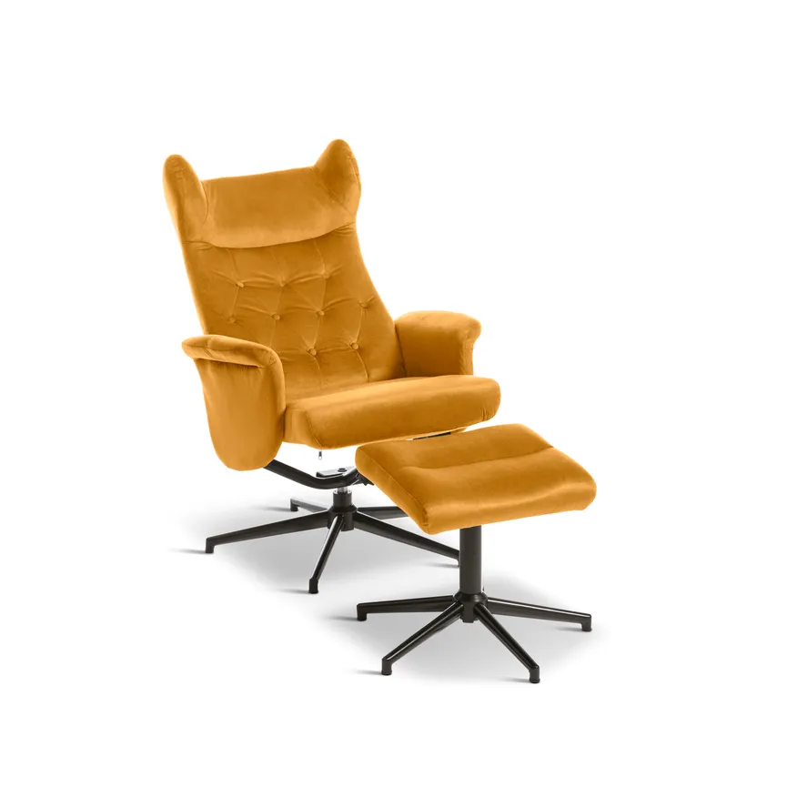 Relaxsessel + Hocker detail