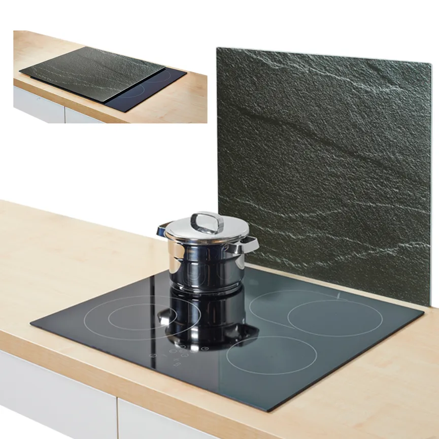 Herdblende/Abdeckplatte Granit milieu