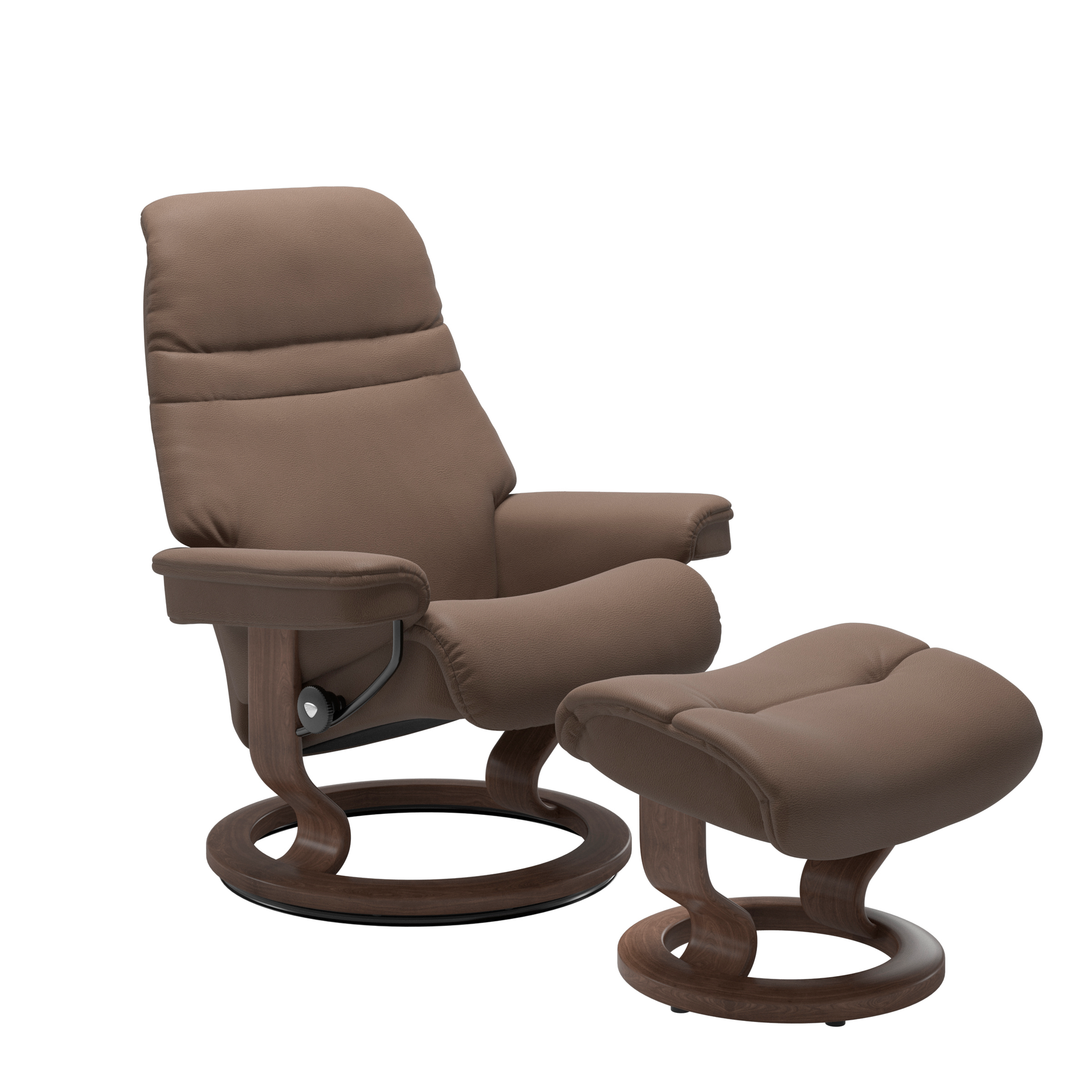 Sessel mit Hocker
