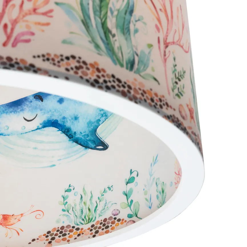 Pendelleuchte "Meerestiere" detail